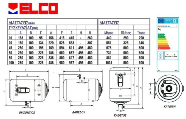 Ηλεκτρομπόιλερ(Boiler) ELCO DURO GLASS - Image 2