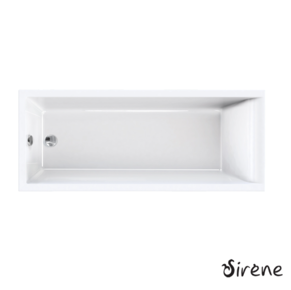 Μπανιέρα Ακρυλική CLARISSA 120x70 και 130x70, Sirene White