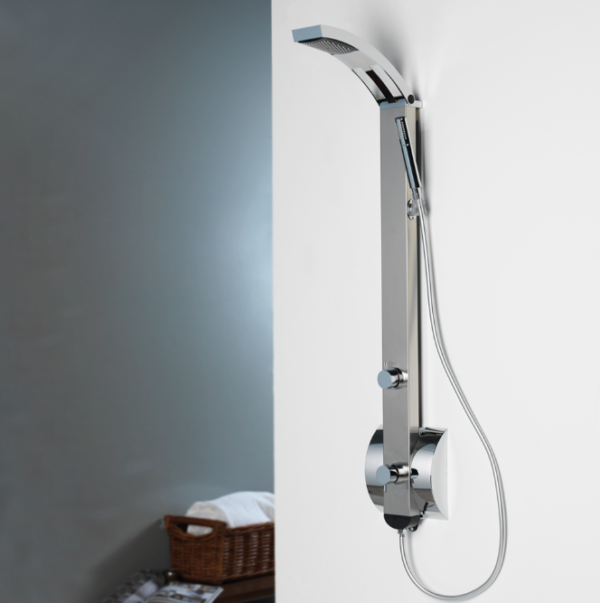 Στήλη Ντουζ IDEA με μίκτη Inox Matt